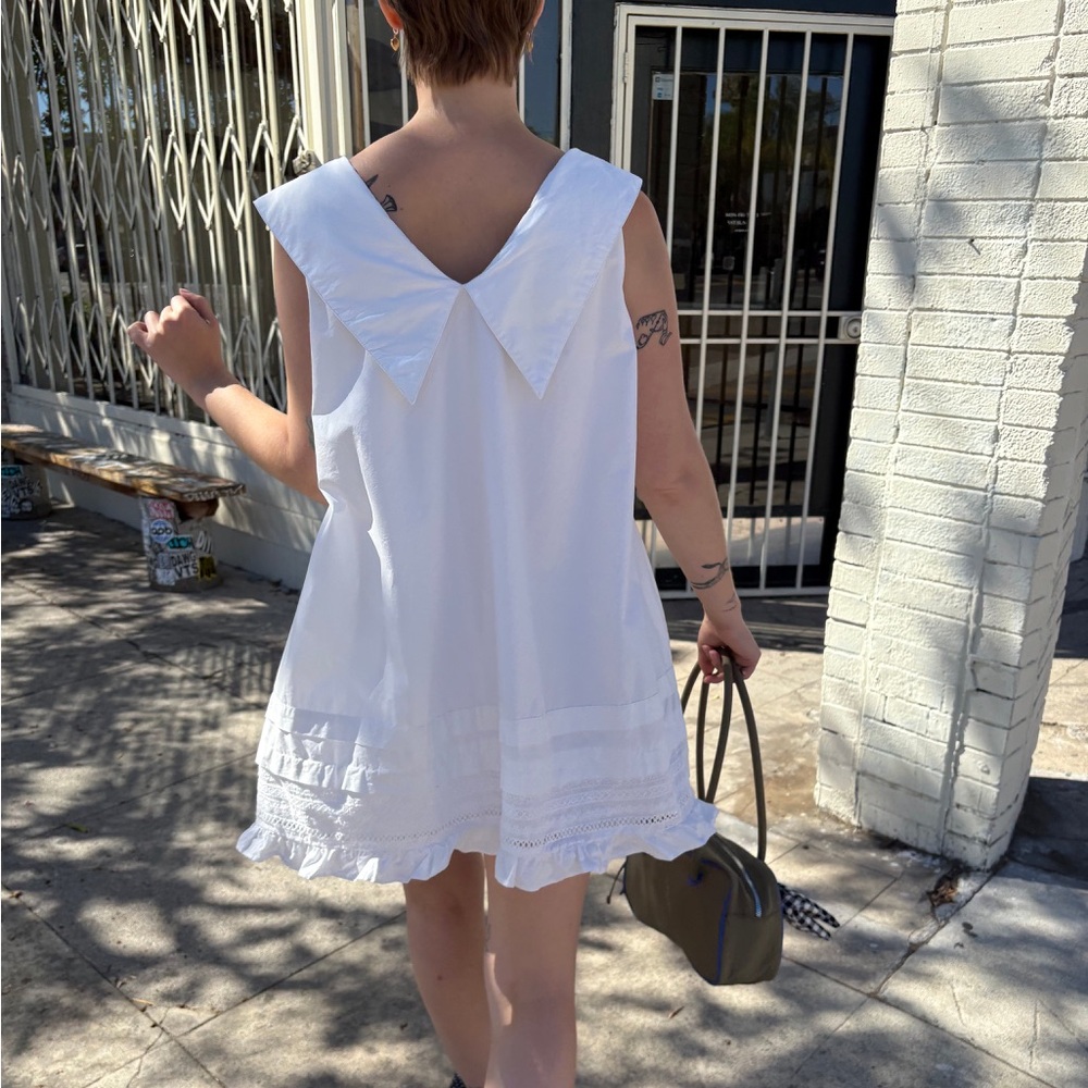 Lisa Says Gah Jenny Mini Dress Dove - Picture 2 of 12